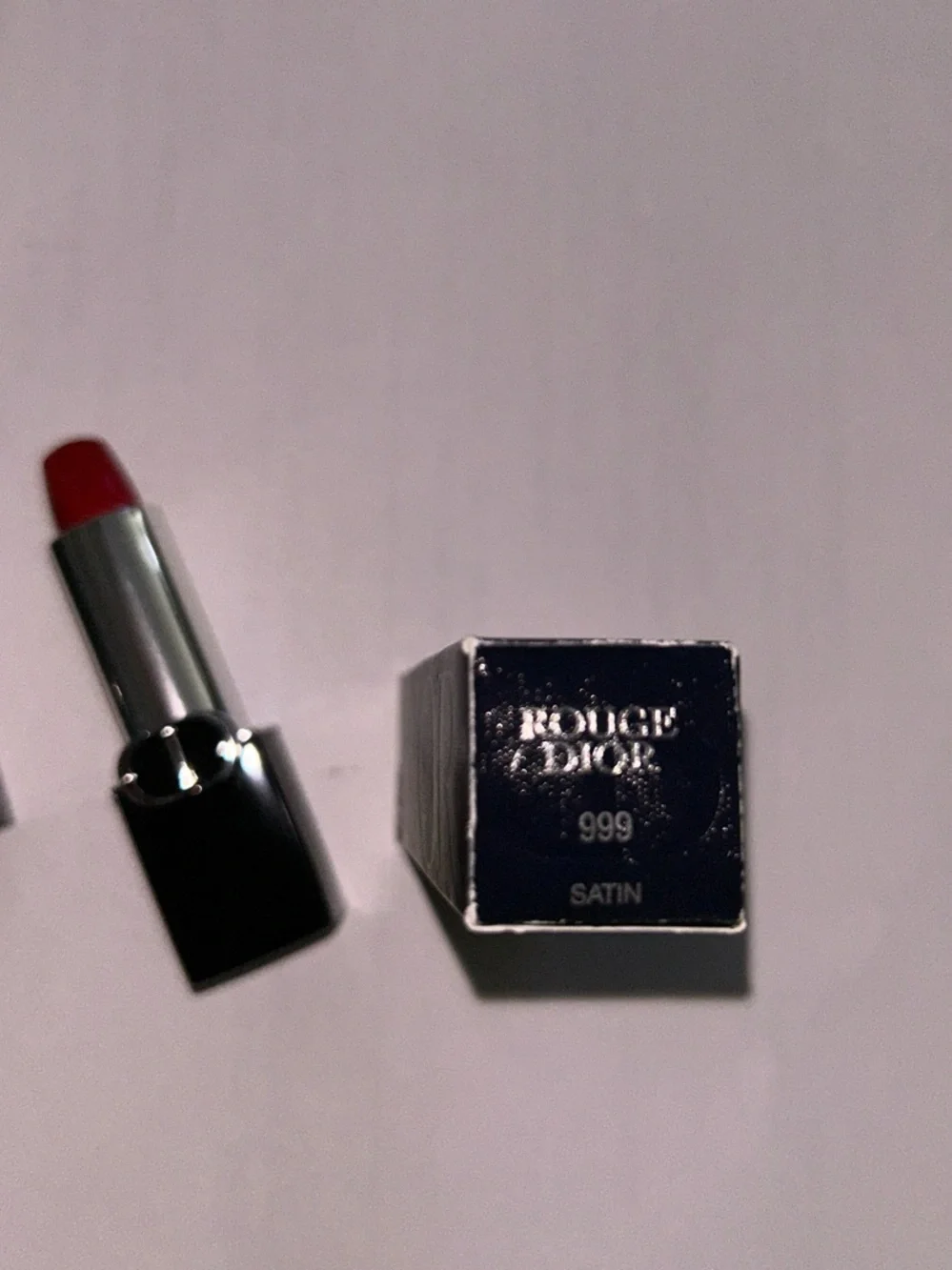 Dior Rouge Lipstick in Deep Red